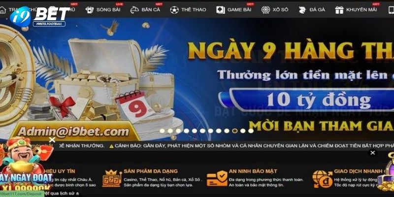 Nội dung chính xác về nạp tiền tại I9bet